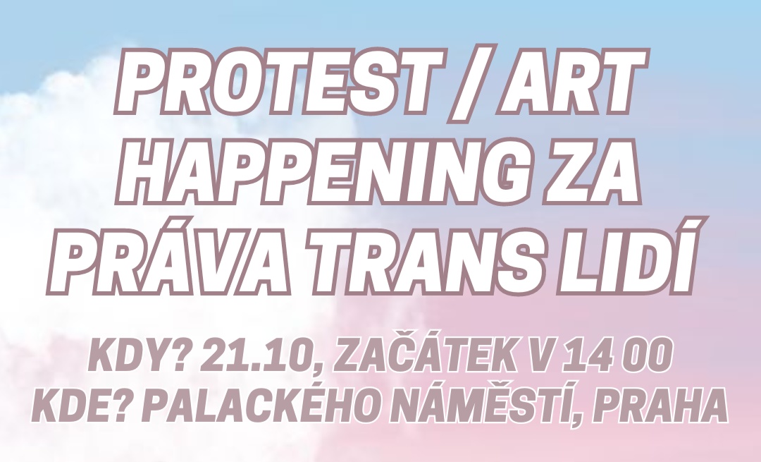 Protest / Art happening za práva trans lidí 