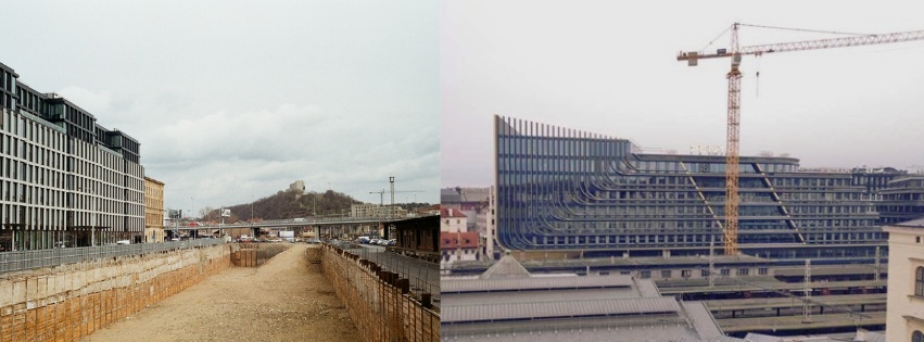 Za zlatou fasádou: proces proměny Masarykova nádraží a jeho okolí
