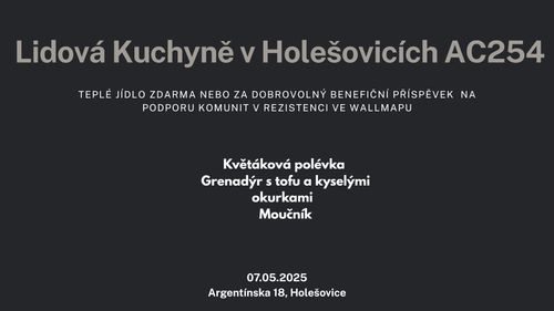 lidová kuchyně - grenadýr s tofu a kyselými okurkami, květáková polévka