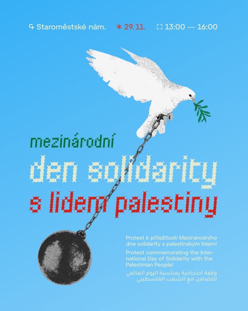 Celorepublikový pochod k Mezinárodnímu dni solidarity s lidem Palestiny 🇵🇸