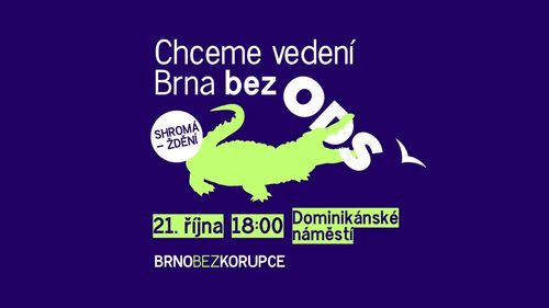Chceme vedení Brna bez ODS!