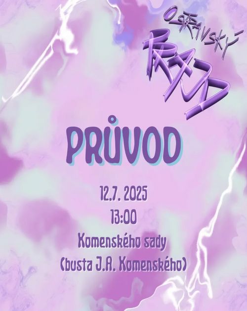 Ostravský Prajd Průvod
12.7.2025 13:00
Komenského sady (busta JA Komenského)