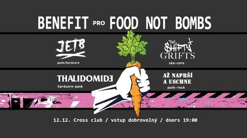 Koncert kapel z jednoho baráku - benefit pro Food Not Bombs