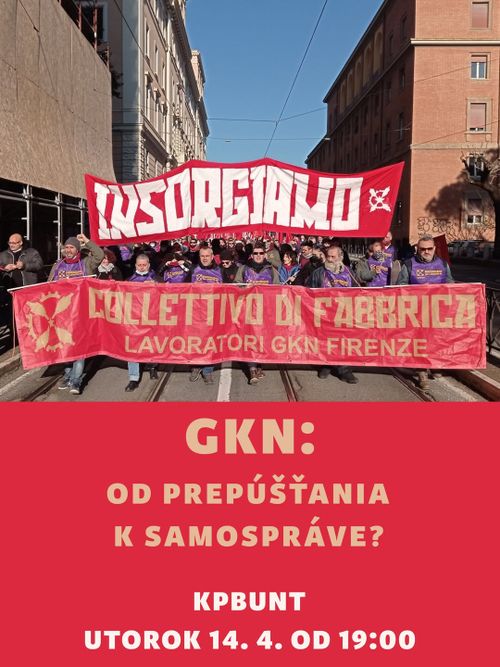 GKN: OD PREPÚŠŤANIA K SAMOSPRÁVE? (14. 4., 19:00 h)