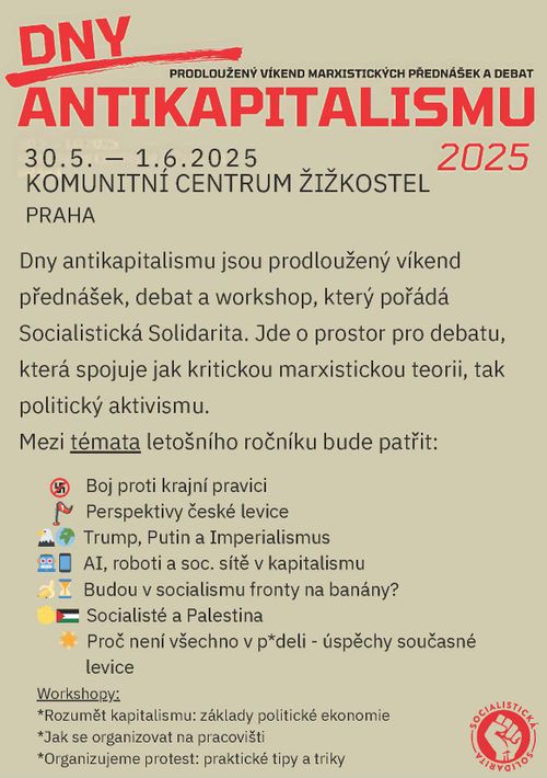 Dny antikapitalismu 2025