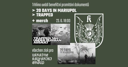 Benefiční promítání pro ukrajinské antifas z Kayfariki Group