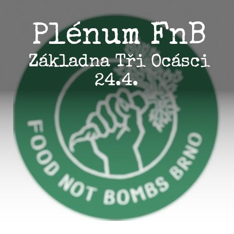 Plénum Food not Bombs Brno IV/2026