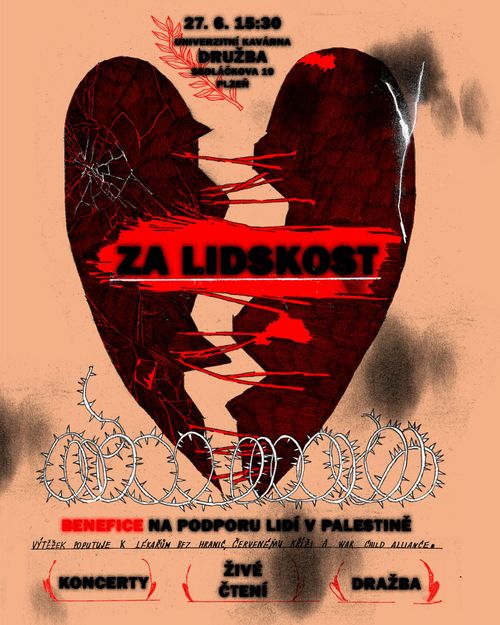Za lidskost: Dobročinná akce na podporu lidí v Gaze