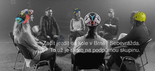 Podpůrná cyklojízda v Brně