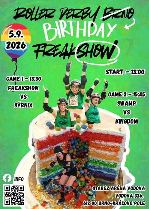 Roller Derby Brno Birthday Freakshow